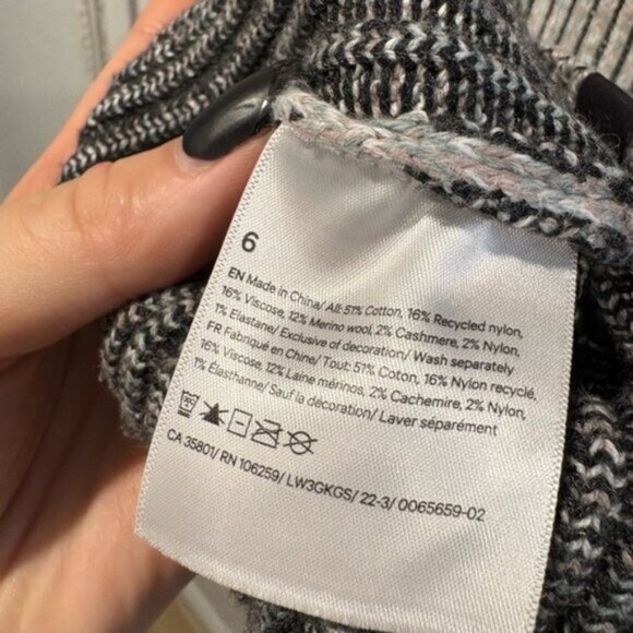 Lululemon Cotton-Cashmere Blend Mock-Neck Sweater - Picture 10 of 11